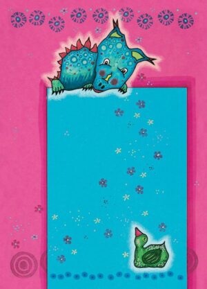 Postkarte "Komm runter" - Farbtraum Atelier