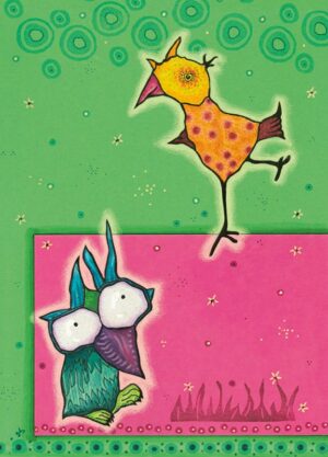 Postkarte "Trau dich" - Farbtraum Atelier